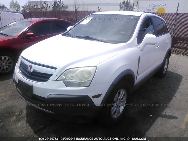 3GSCL33P68S537267 - 2008 SATURN VUE XE WHITE photo 2