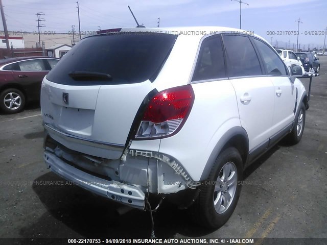 3GSCL33P68S537267 - 2008 SATURN VUE XE WHITE photo 4