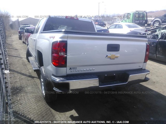 3GCUKREC9GG246229 - 2016 CHEVROLET SILVERADO K1500 LT SILVER photo 3