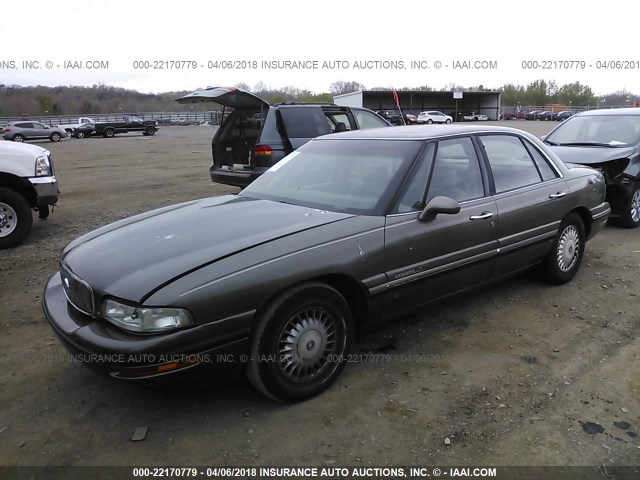 1G4HP52K1XH449821 - 1999 BUICK LESABRE CUSTOM Pewter photo 2