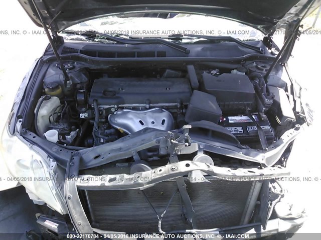 4T1BE46K79U387478 - 2009 TOYOTA CAMRY SE/LE/XLE GRAY photo 10