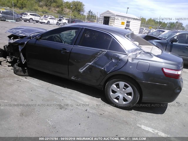 4T1BE46K79U387478 - 2009 TOYOTA CAMRY SE/LE/XLE GRAY photo 3