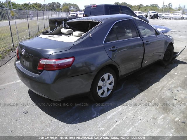4T1BE46K79U387478 - 2009 TOYOTA CAMRY SE/LE/XLE GRAY photo 4