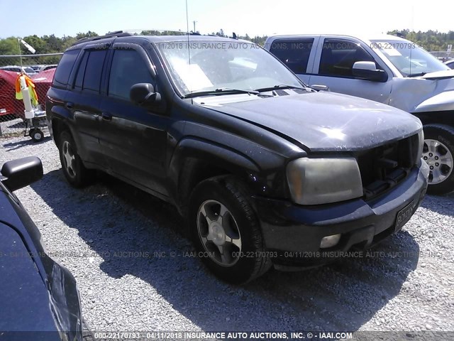 1GNDS33S592102784 - 2009 CHEVROLET TRAILBLAZER LT BLACK photo 1