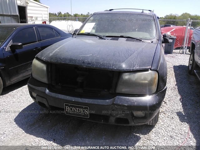 1GNDS33S592102784 - 2009 CHEVROLET TRAILBLAZER LT BLACK photo 6