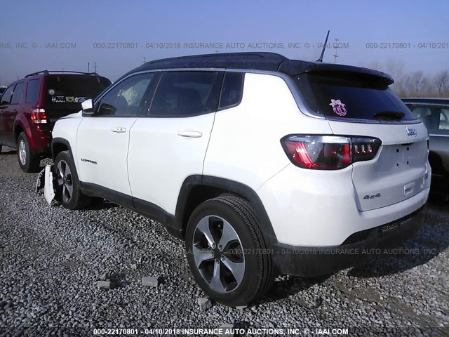 3C4NJDBB7JT117846 - 2018 JEEP COMPASS LATITUDE 白色 照片 3