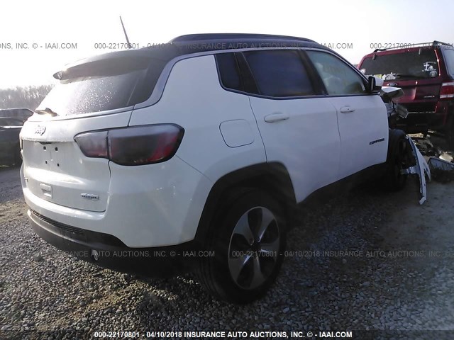 3C4NJDBB7JT117846 - 2018 JEEP COMPASS LATITUDE 白色 照片 4