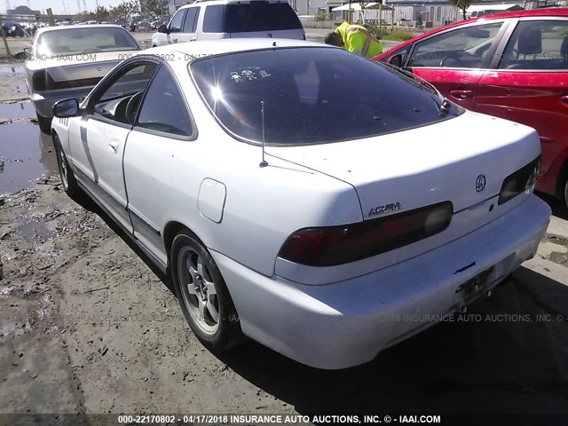 JH4DC4448WS009389 - 1998 ACURA INTEGRA RS WHITE photo 3