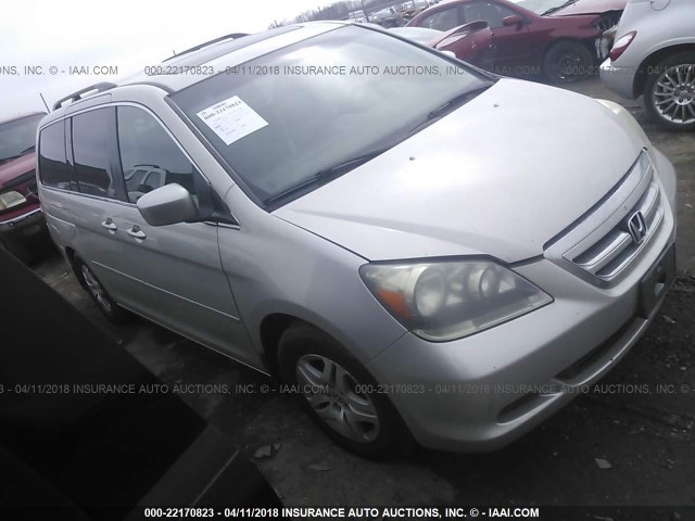5FNRL38776B042614 - 2006 HONDA ODYSSEY EXL ვერცხლისფერი ფოტო 1