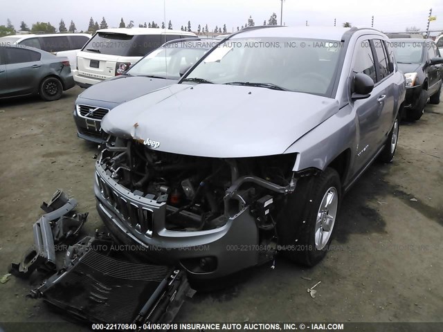 1C4NJCBBXGD589712 - 2016 JEEP COMPASS SPORT GRAY photo 2