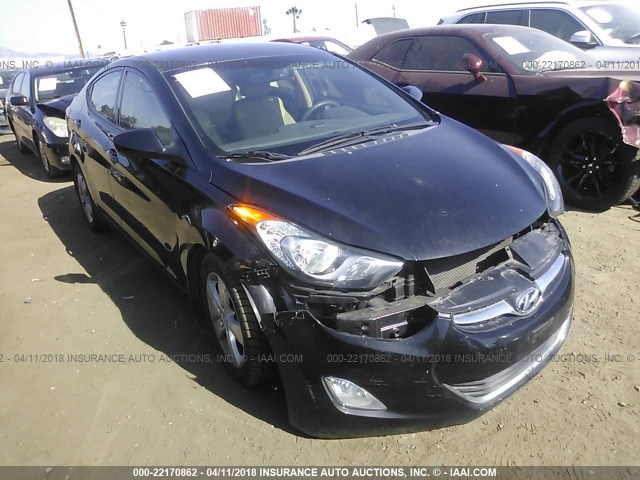 5NPDH4AE3DH367141 - 2013 HYUNDAI ELANTRA GLS/LIMITED BLACK photo 1