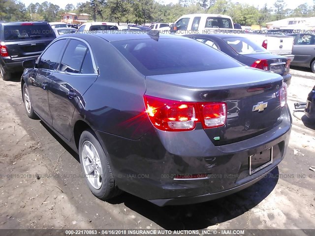 1G11C5SL1FF233111 - 2015 CHEVROLET MALIBU 1LT BLACK photo 3