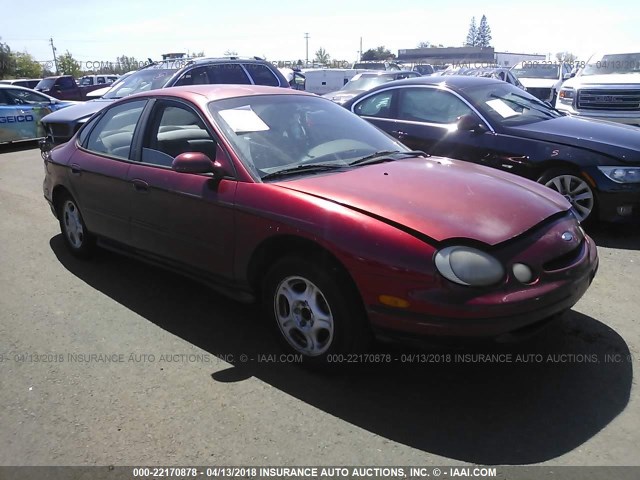 1FALP52U7VA243740 - 1997 FORD TAURUS GL BURGUNDY photo 1