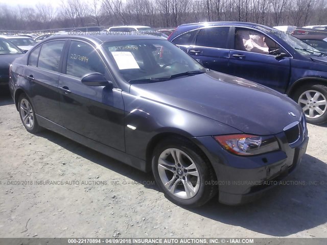 WBAVC73568KX90091 - 2008 BMW 328 XI SULEV GRAY photo 1