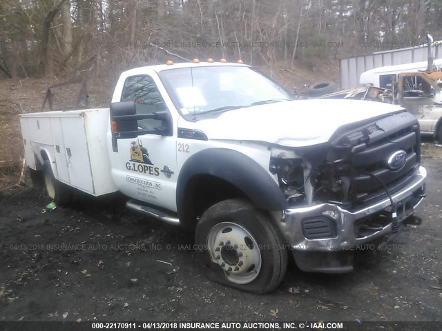 1FDUF5GT4CEA71864 - 2012 FORD F550 SUPER DUTY WHITE photo 1