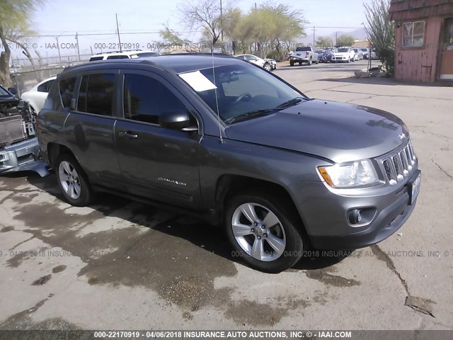 1J4NF1FB1BD248427 - 2011 JEEP COMPASS SPORT GRAY photo 1