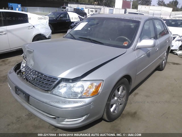 4T1BF28BX3U323764 - 2003 TOYOTA AVALON XL/XLS SILVER photo 2