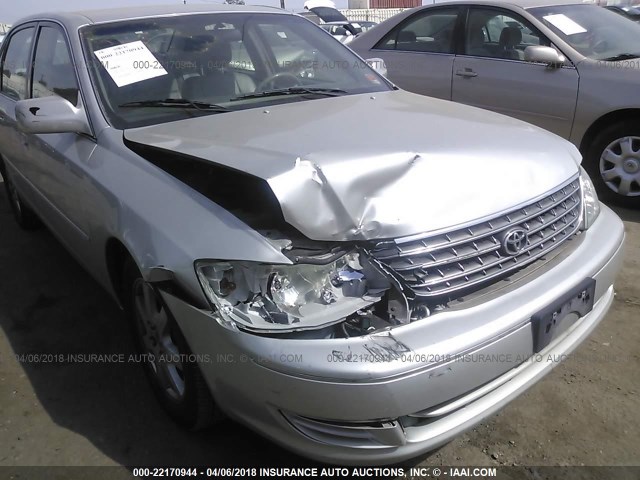 4T1BF28BX3U323764 - 2003 TOYOTA AVALON XL/XLS SILVER photo 6