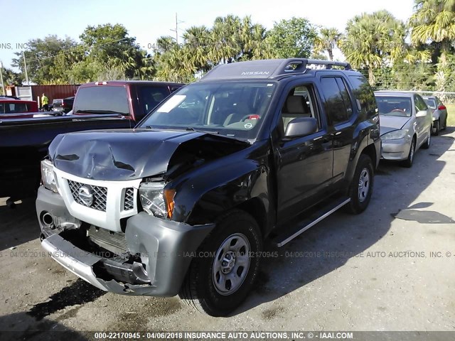 5N1AN0NU4CC502994 - 2012 NISSAN XTERRA OFF ROAD/S/SE BLACK photo 2