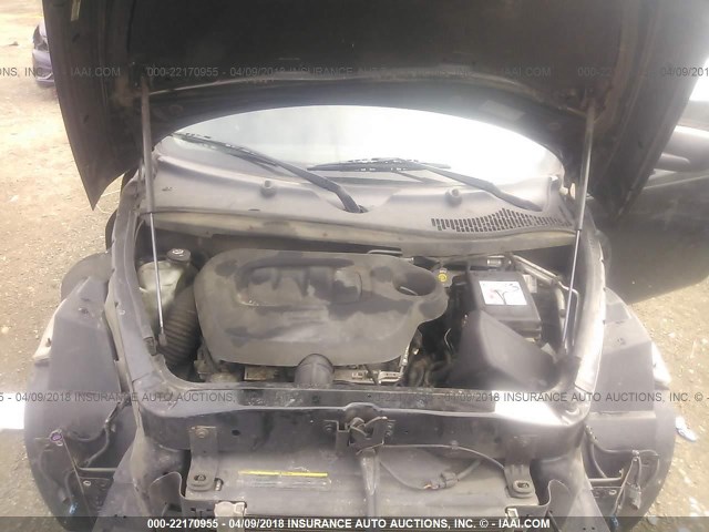 3GNBAADB4AS582354 - 2010 CHEVROLET HHR LS BLACK photo 10