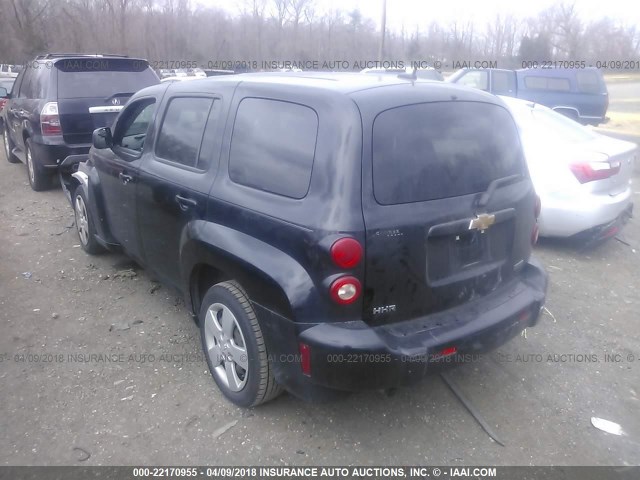 3GNBAADB4AS582354 - 2010 CHEVROLET HHR LS BLACK photo 3
