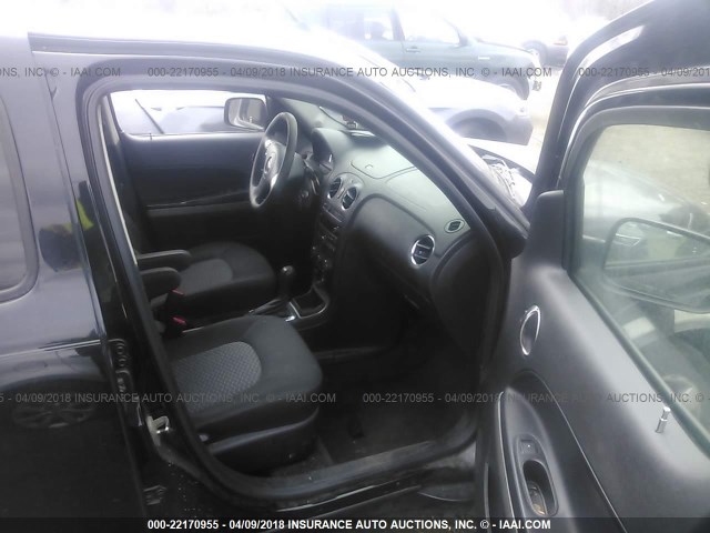 3GNBAADB4AS582354 - 2010 CHEVROLET HHR LS BLACK photo 5