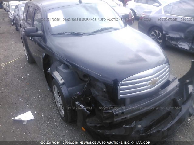 3GNBAADB4AS582354 - 2010 CHEVROLET HHR LS BLACK photo 6