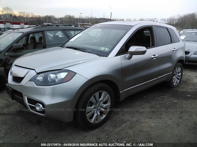 5J8TB1H26CA001124 - 2012 ACURA RDX SILVER photo 2