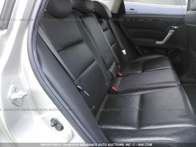 5J8TB1H26CA001124 - 2012 ACURA RDX SILVER photo 8