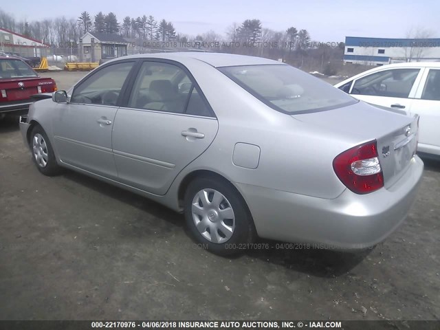 4T1BE32K63U148463 - 2003 TOYOTA CAMRY LE/XLE/SE 银色 照片 3