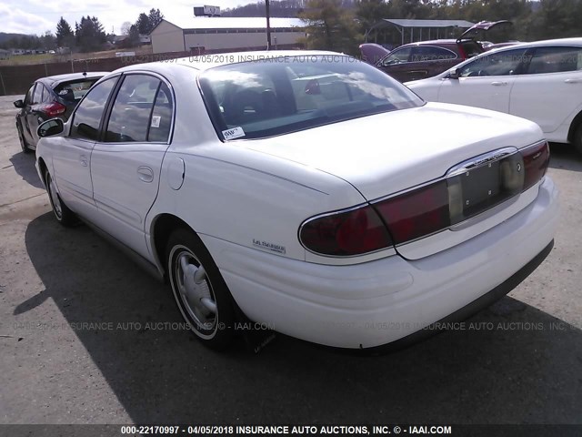 1G4HR54K3YU150248 - 2000 BUICK LESABRE LIMITED WHITE photo 3