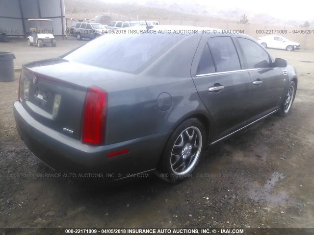 1G6DD67V180151132 - 2008 CADILLAC STS GRAY photo 4