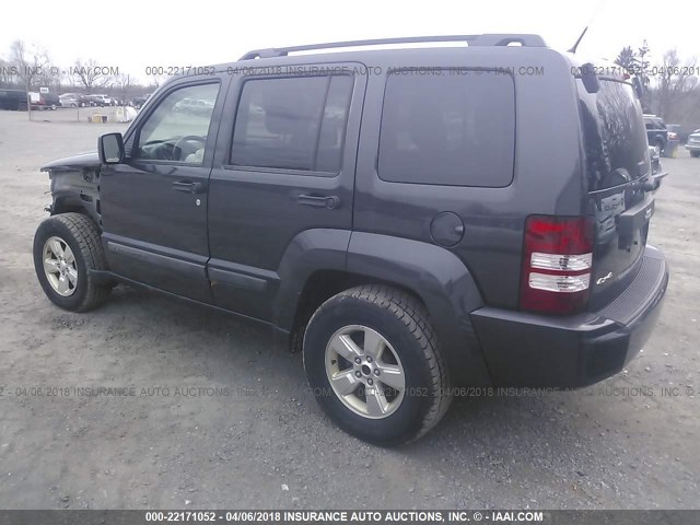 1J4PN2GK6BW533130 - 2011 JEEP LIBERTY SPORT GRAY photo 3