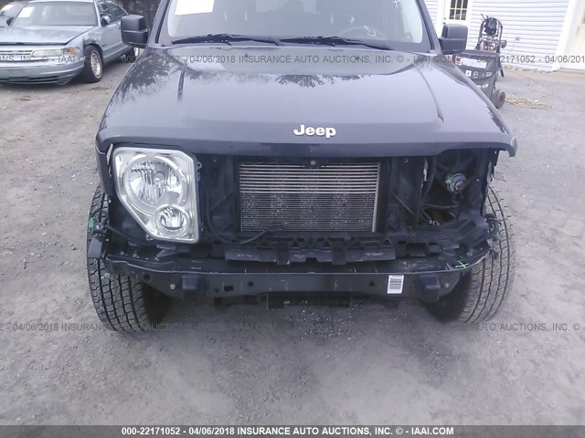 1J4PN2GK6BW533130 - 2011 JEEP LIBERTY SPORT 灰色 照片 6