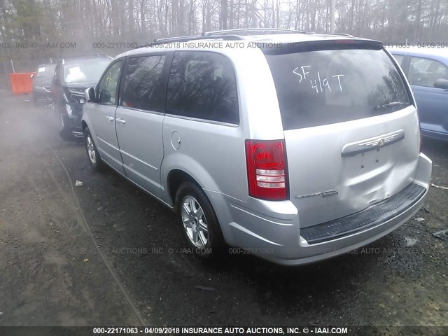 2A8HR54P78R719351 - 2008 CHRYSLER TOWN & COUNTRY TOURING SILVER photo 3