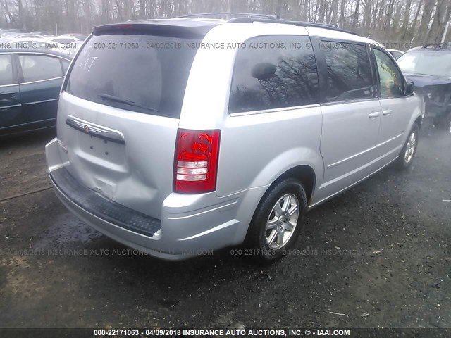 2A8HR54P78R719351 - 2008 CHRYSLER TOWN & COUNTRY TOURING SILVER photo 4