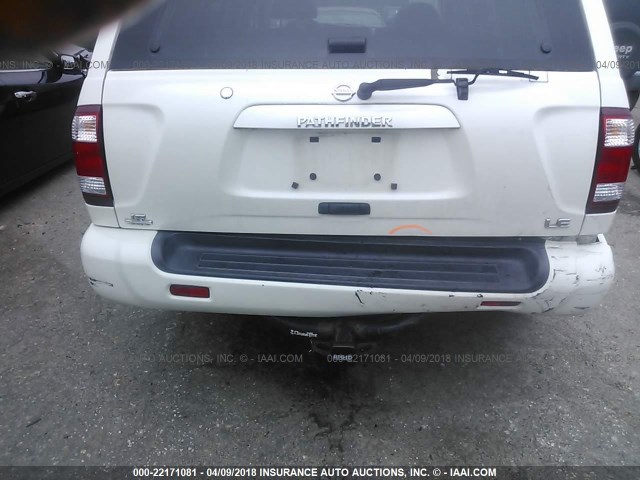 JN8DR09Y94W915873 - 2004 NISSAN PATHFINDER LE/SE WHITE photo 6