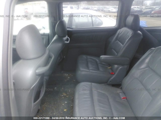 5FNRL18072B007508 - 2002 HONDA ODYSSEY EXL GRAY photo 8