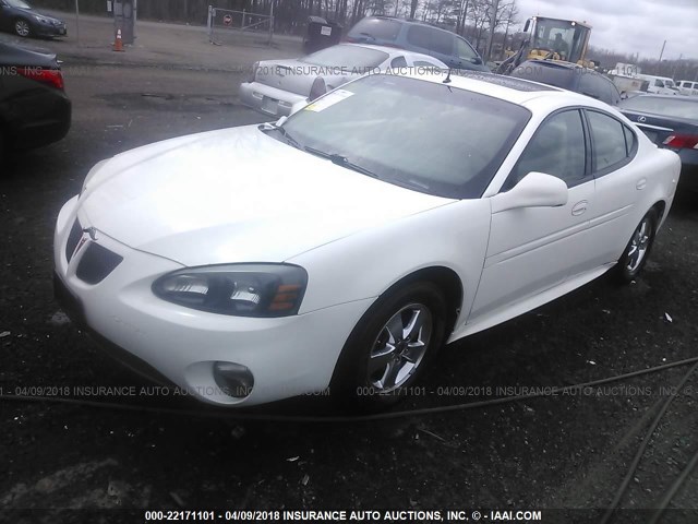 2G2WS522651228469 - 2005 PONTIAC GRAND PRIX GT WHITE photo 2