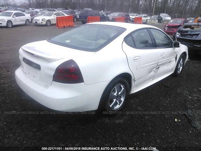 2G2WS522651228469 - 2005 PONTIAC GRAND PRIX GT WHITE photo 4