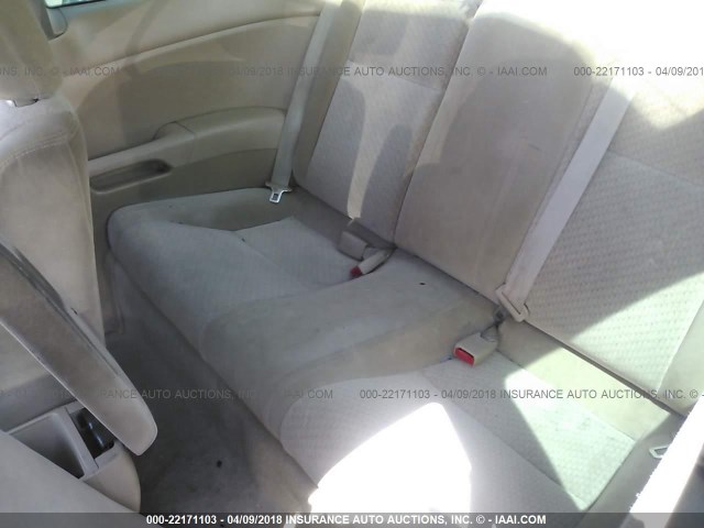 1HGEM22195L054612 - 2005 HONDA CIVIC DX VP BLUE photo 8