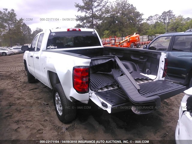 1GCRCPEH0EZ118624 - 2014 CHEVROLET SILVERADO C1500 WHITE photo 3