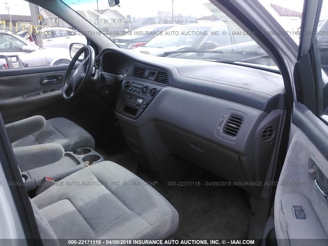 2HKRL18562H578520 - 2002 HONDA ODYSSEY LX SILVER photo 5