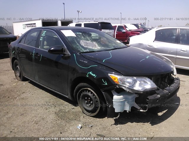 4T4BF1FK8CR223732 - 2012 TOYOTA CAMRY SE/LE/XLE BLACK photo 1