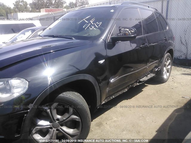 5UXZV8C57CL425747 - 2012 BMW X5 XDRIVE50I BLACK photo 6