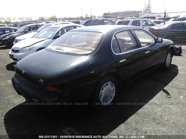 JNKAY21D2RM100874 - 1994 INFINITI J30 BLACK photo 4