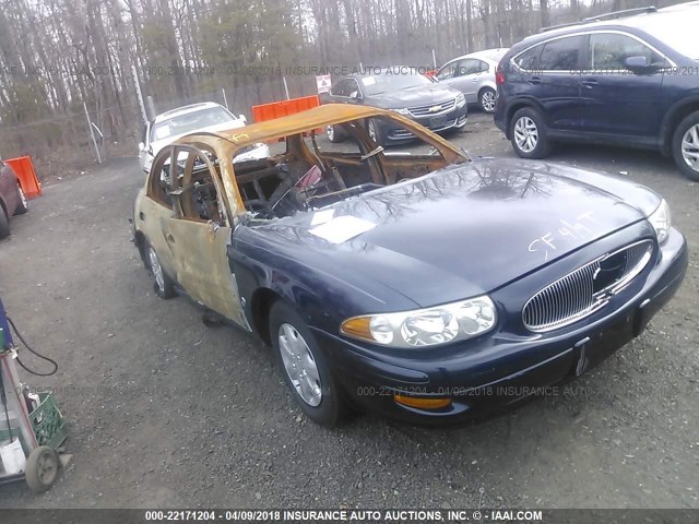 1G4HP52K644101015 - 2004 BUICK LESABRE CUSTOM BLUE photo 1