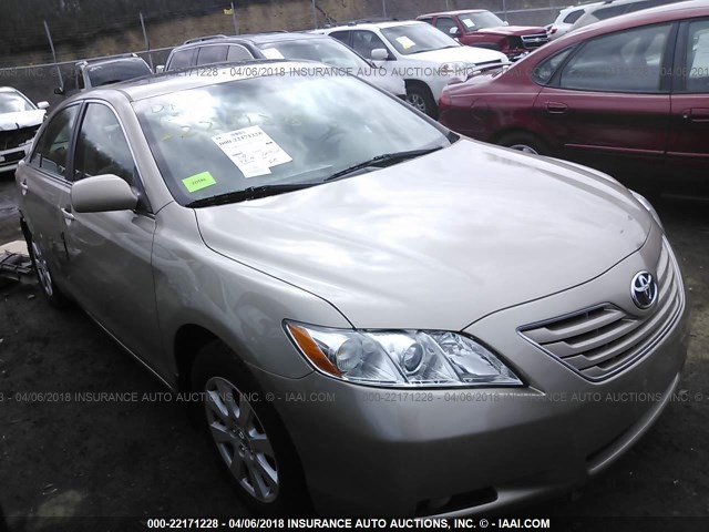 4T1BE46KX8U737278 - 2008 TOYOTA CAMRY CE/LE/XLE/SE GOLD photo 1