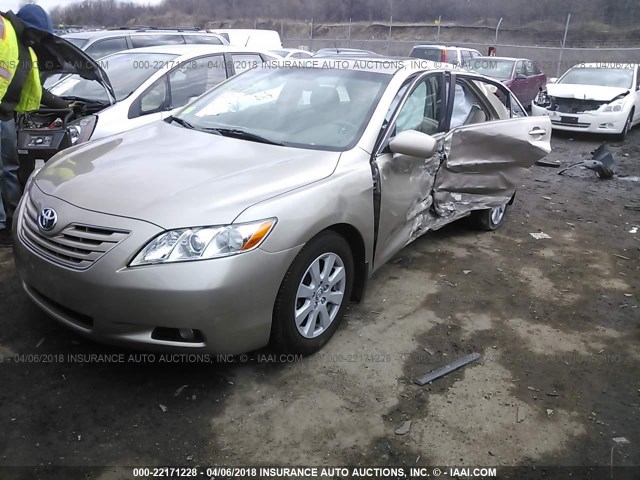4T1BE46KX8U737278 - 2008 TOYOTA CAMRY CE/LE/XLE/SE GOLD photo 2