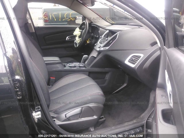 2GKFLTEK7D6274598 - 2013 GMC TERRAIN SLE BLACK photo 5